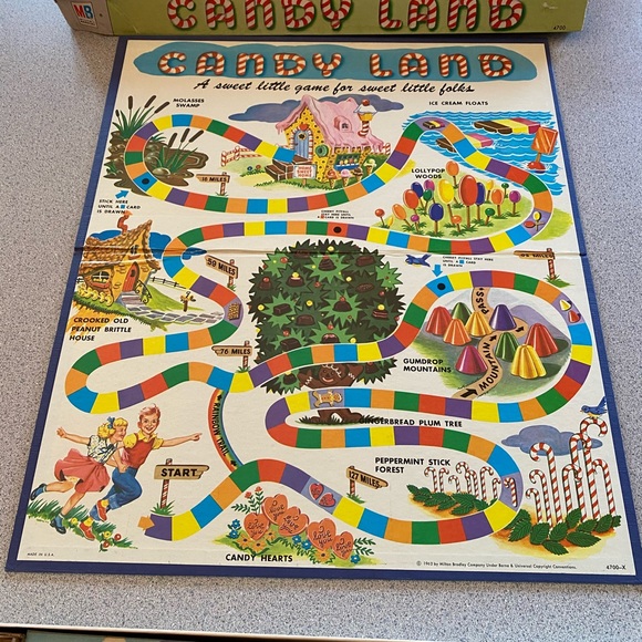 VTG Candy Land board game 1955/62 complete - Picture 2 of 6